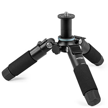 OMEGON BORDSSTATIV MED 3/8" OCH 1/4" GÄNGA