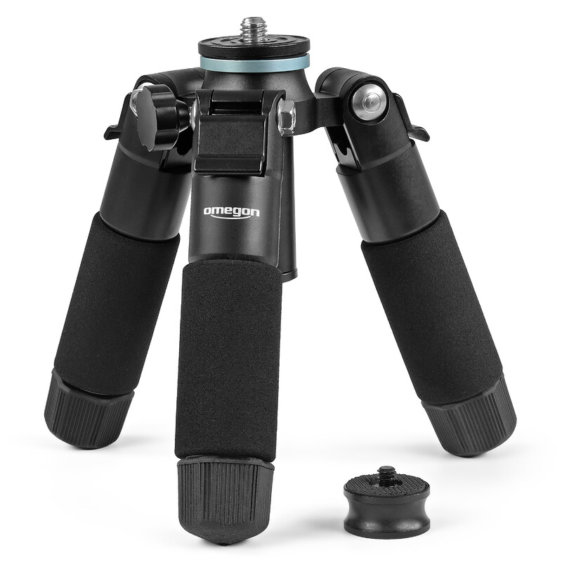 OMEGON BORDSSTATIV MED 3/8" OCH 1/4" GÄNGA - 3