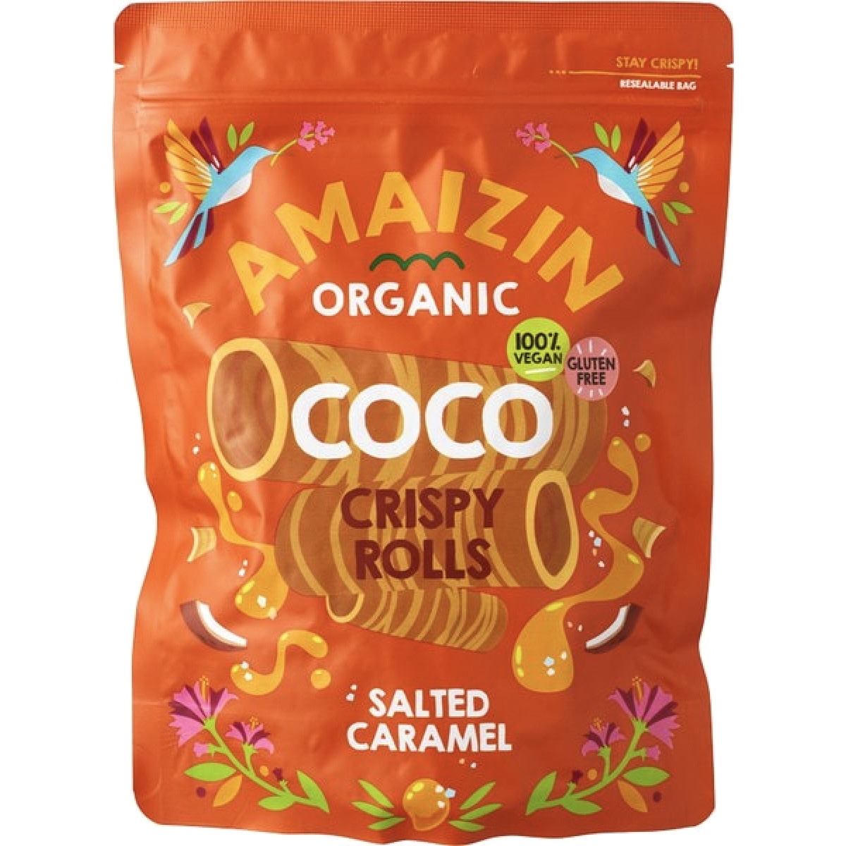veganska våffelrör salt karamell amaizin 140g