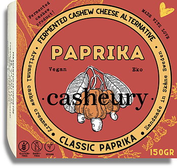 vegansk ost paprika casheury 150g