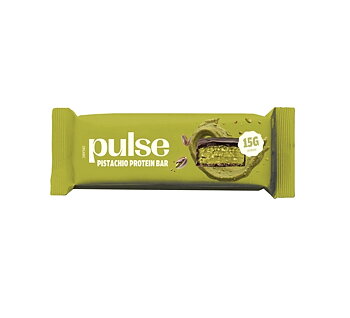 Vegansk proteinbar pistage pulse 55g