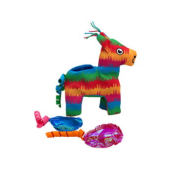 Kong Kattleksak Pull-A-Parts Pinata Flerfärgad 18x11x3cm