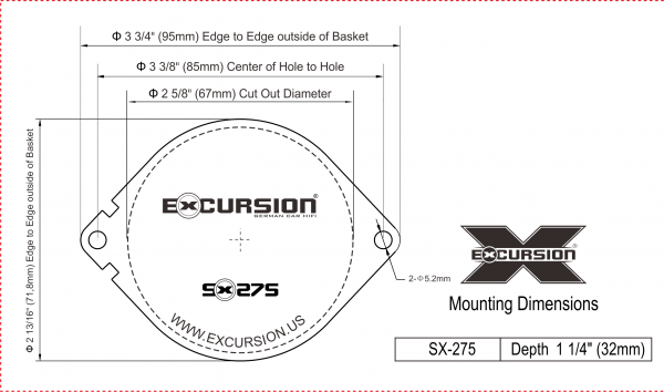 Excursion SX 275 - 2