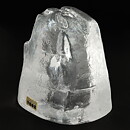 Erik Höglund (1960s) Rough-Hewn Clear Glass Animal 9 cm
