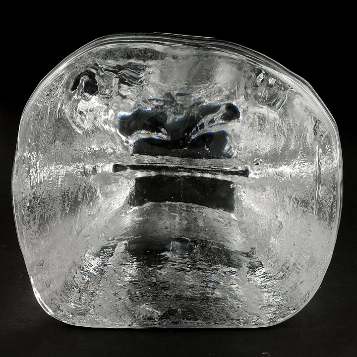 エリック・ホグラン  クリアガラスの動物   (9cm)  1960年代
