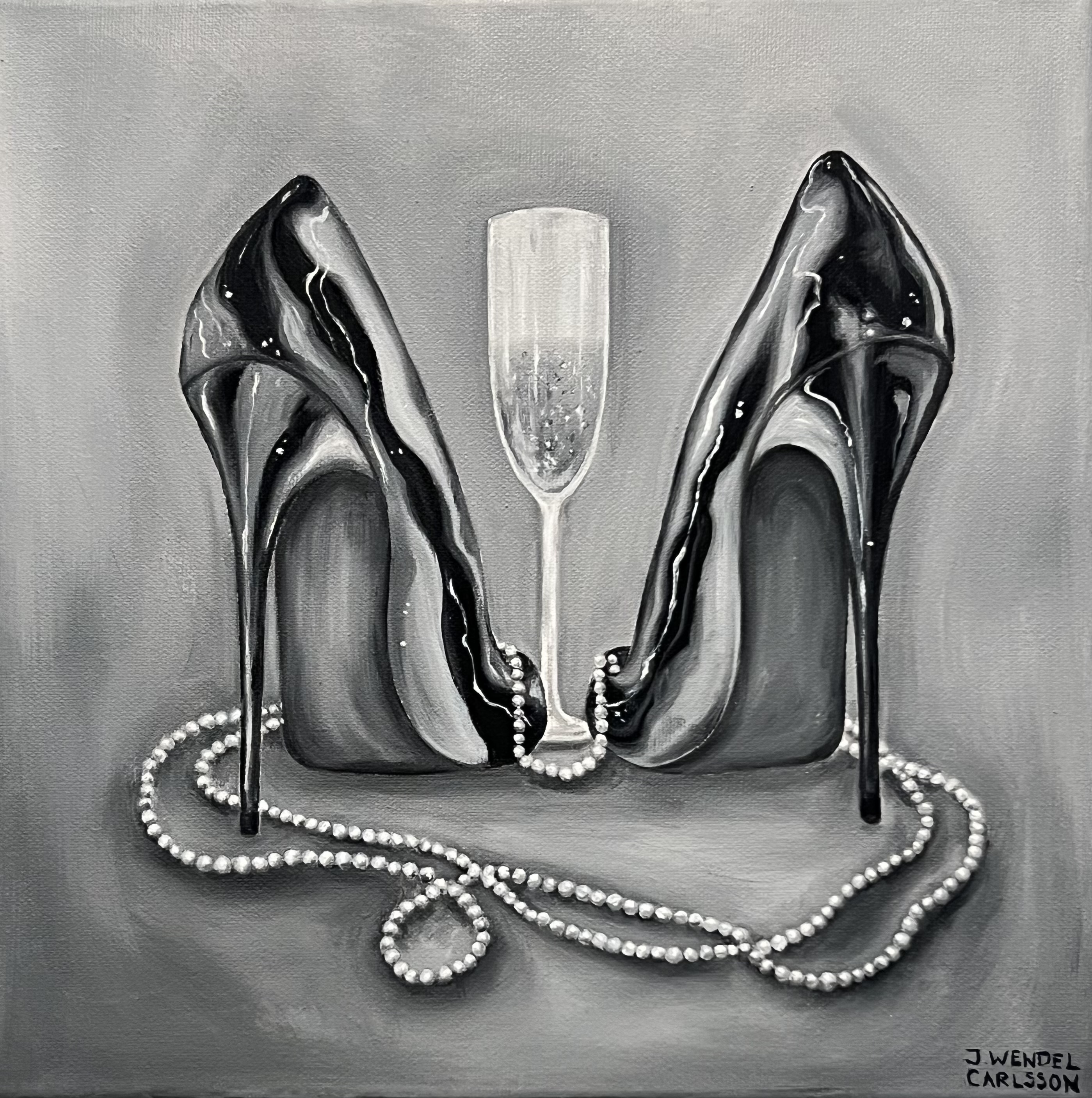 Champagne and pearls III