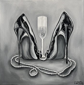 Champagne and pearls III