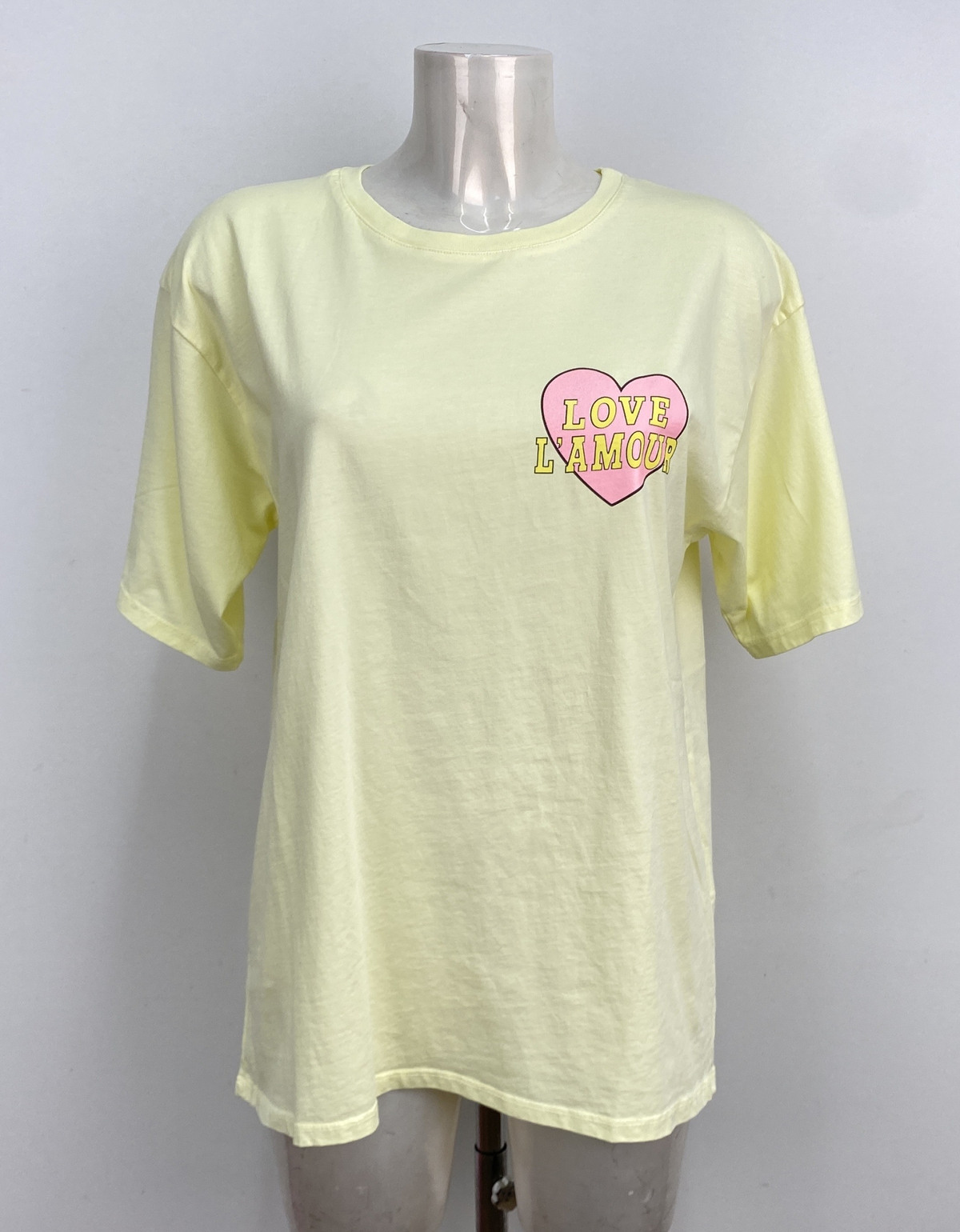 T-shirt LOVE yellow - 2