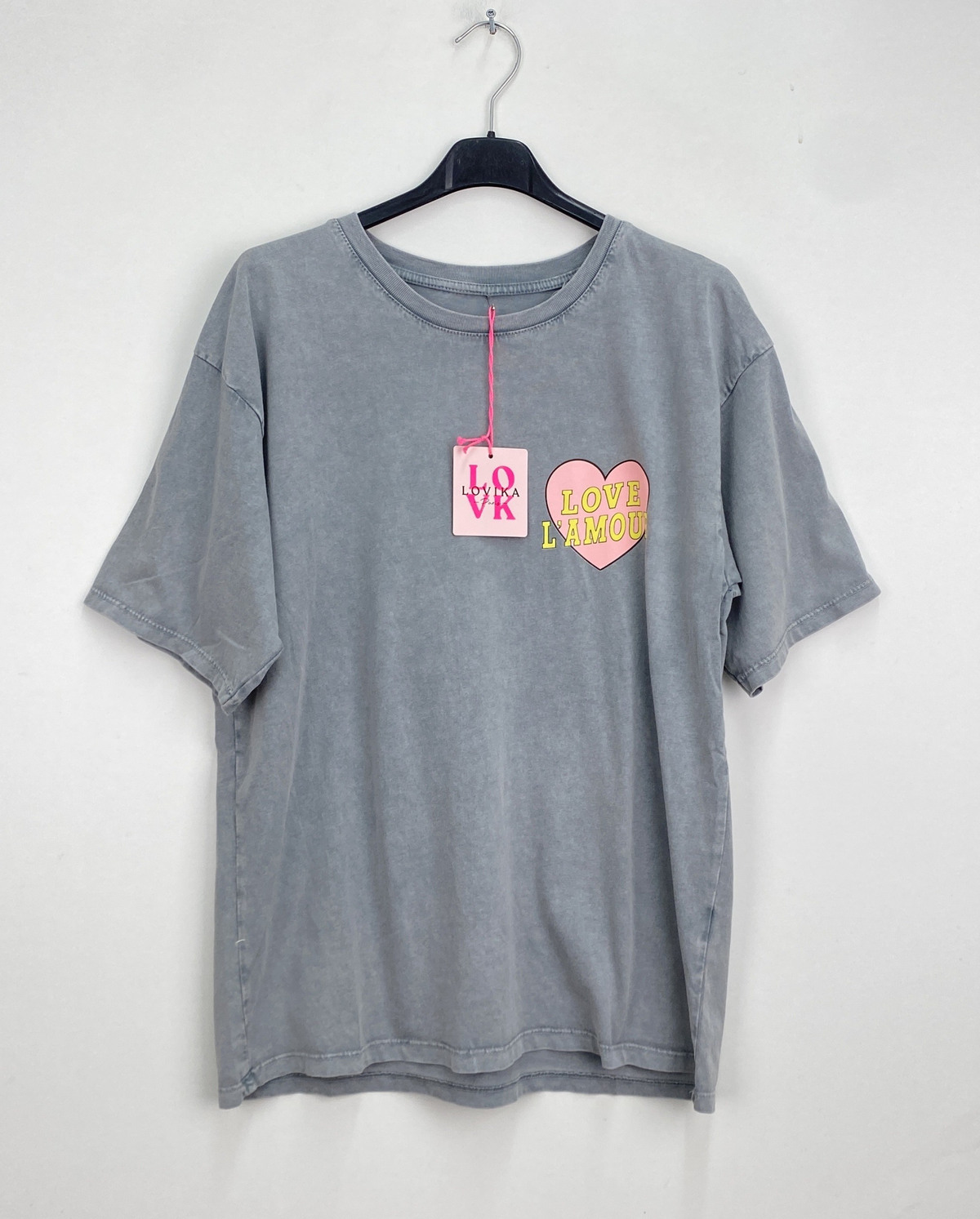 T-shirt LOVE grey - 2
