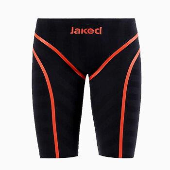 Jaked JKOMP Jammer Men's Competition Swimsuit, black/orange
