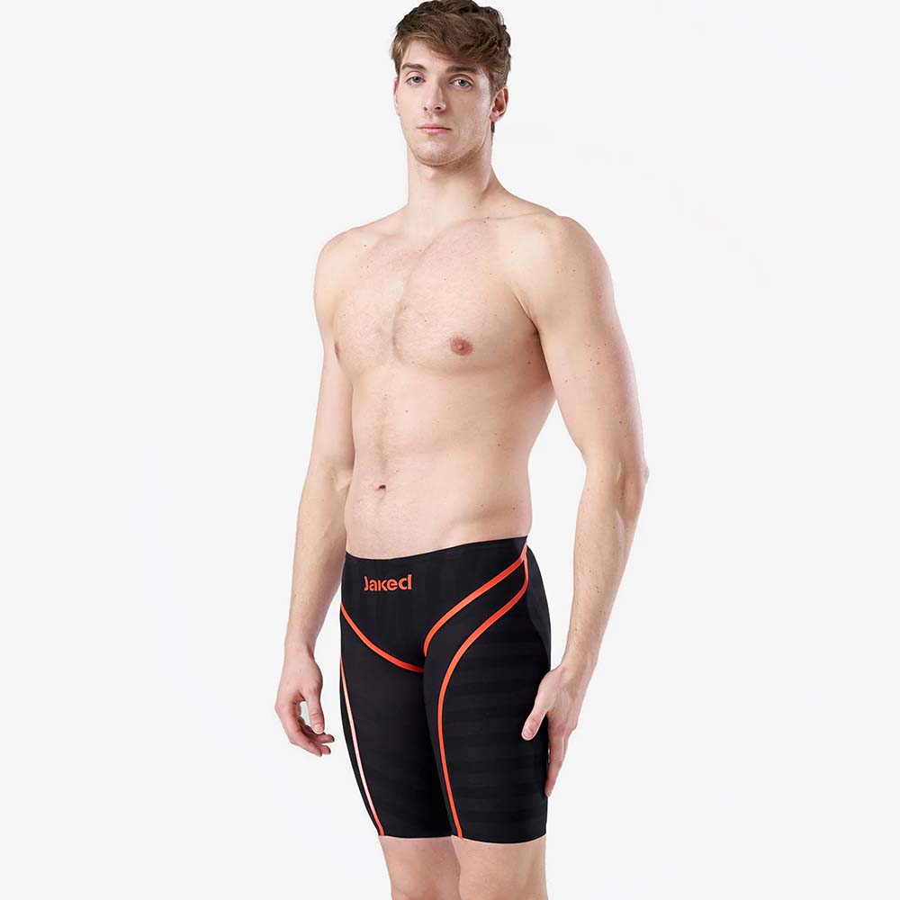 Jaked JKOMP Jammer Men's Competition Swimsuit, black/orange - 4