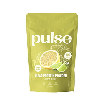 klart proteinpulver med citron och lime pulse 405g