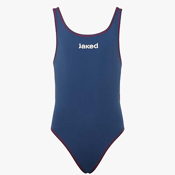 Jaked Girls Swimsuit Milano, navy/rosso