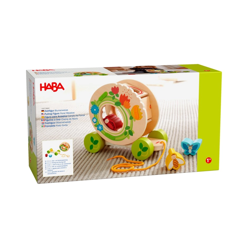 HABA Dragleksak Blomsteräng - Hållbart i trä för kreativ lek - 6