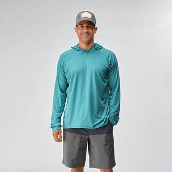 NRS Mens Silkweight Hoodie Gulfstream
