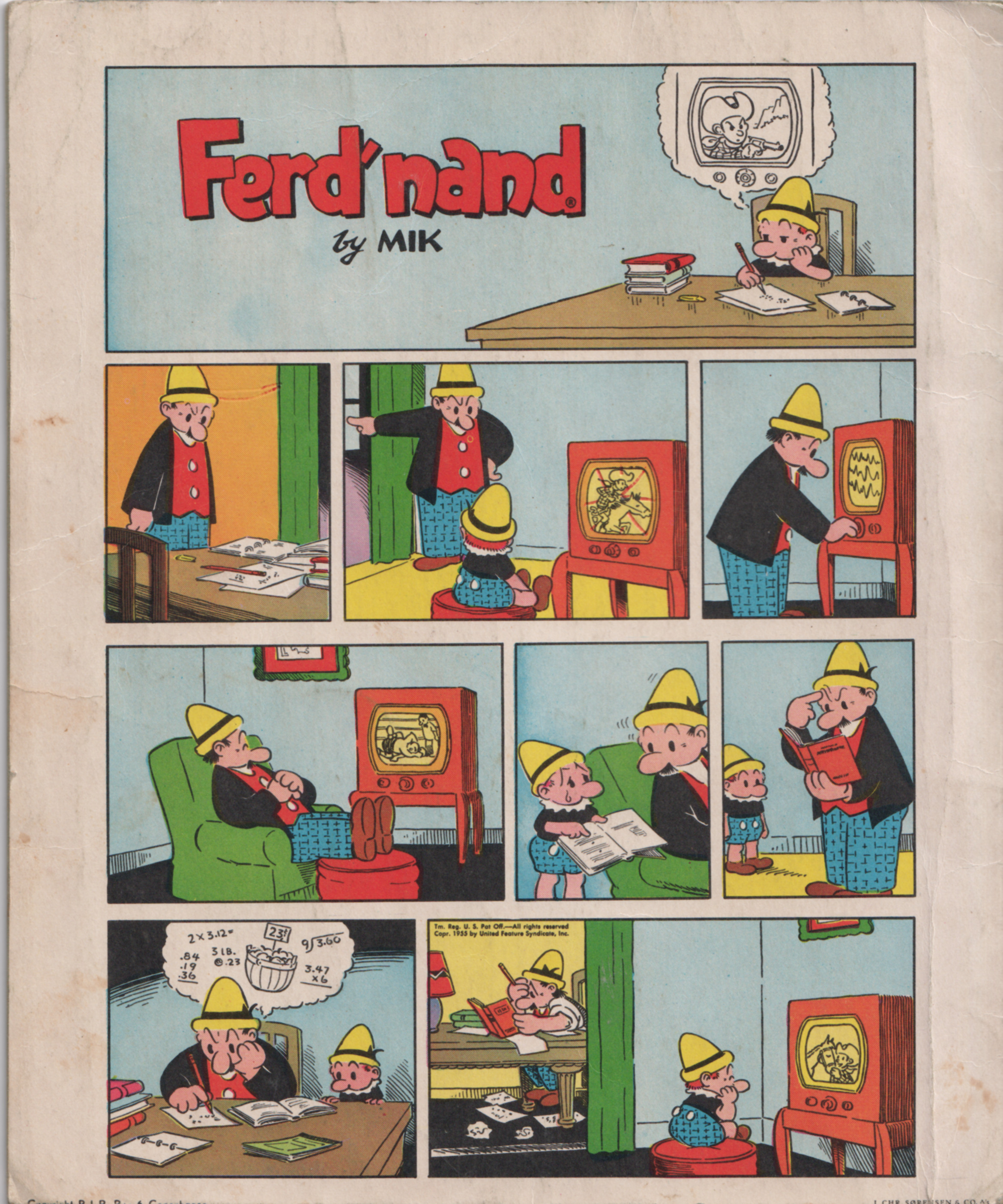 Ferd´nand Jul 1957 (Dansk utgåva), begagnad - 2