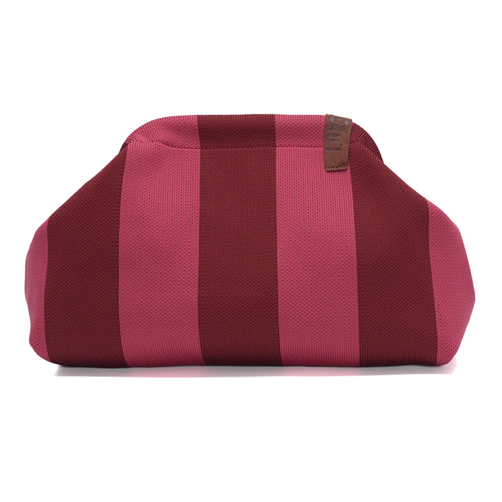 Clutch burgundy/rasberry