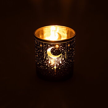 Ljuslykta metallic Mystical Crescent mindre