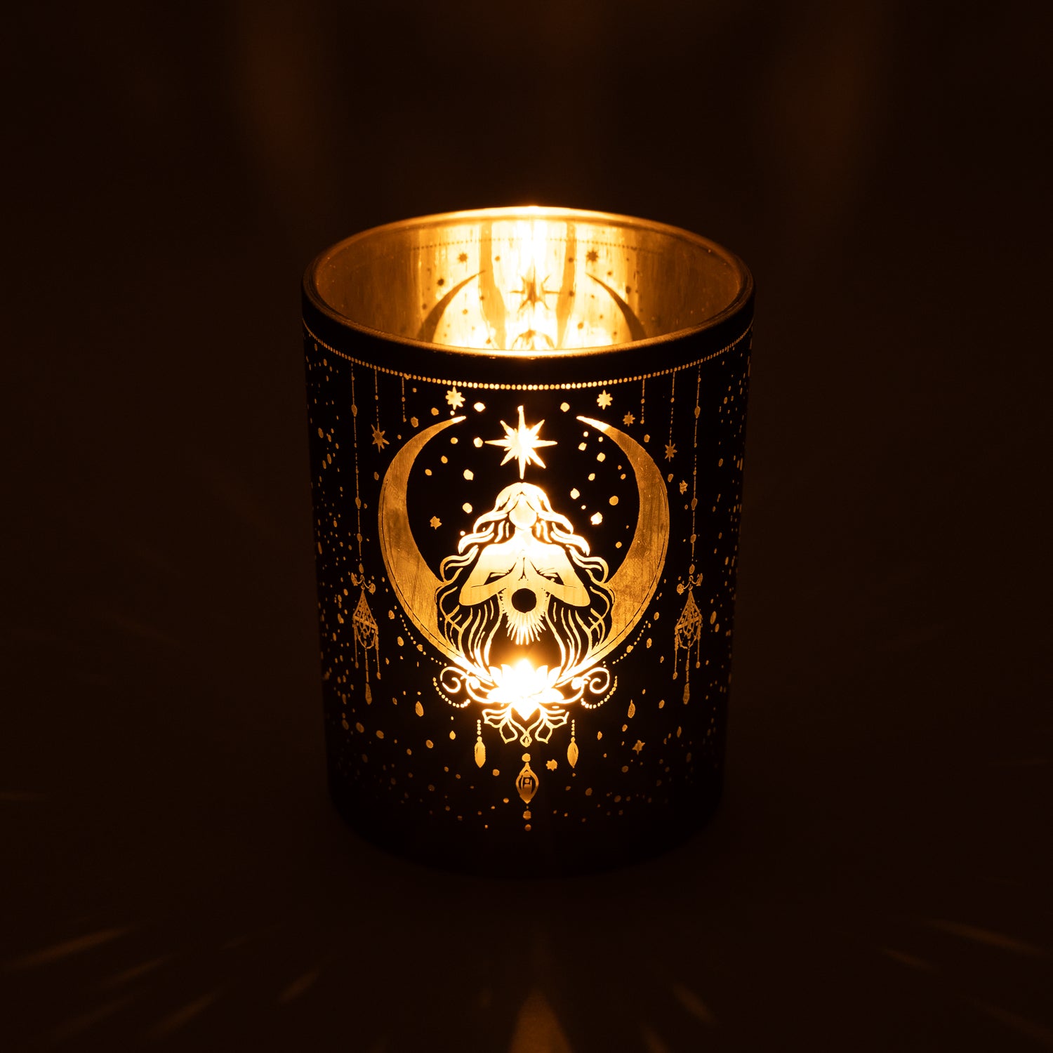 Ljuslykta metallic Mystical Goddess - 2