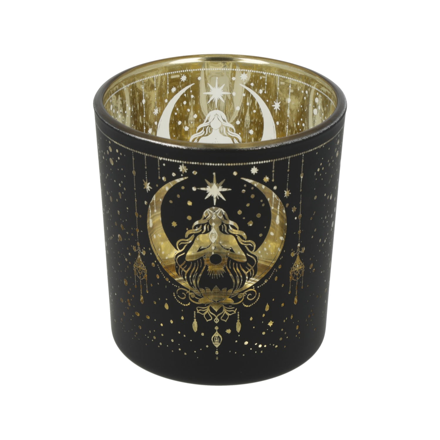 Ljuslykta metallic Mystical Goddess mindre