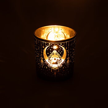 Ljuslykta metallic Mystical Goddess mindre