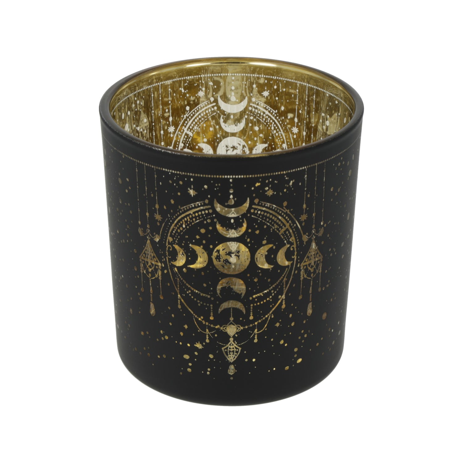 Ljuslykta metallic Mystical Moon phases mindre
