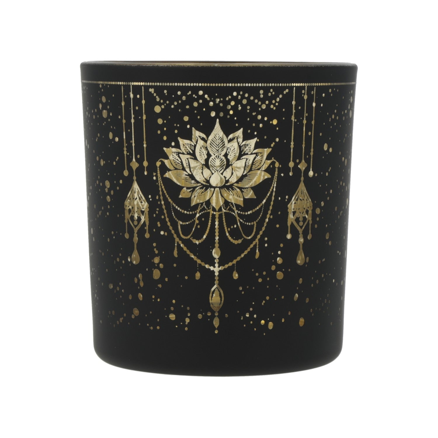 Ljuslykta metallic Mystical Lotus mindre - 3