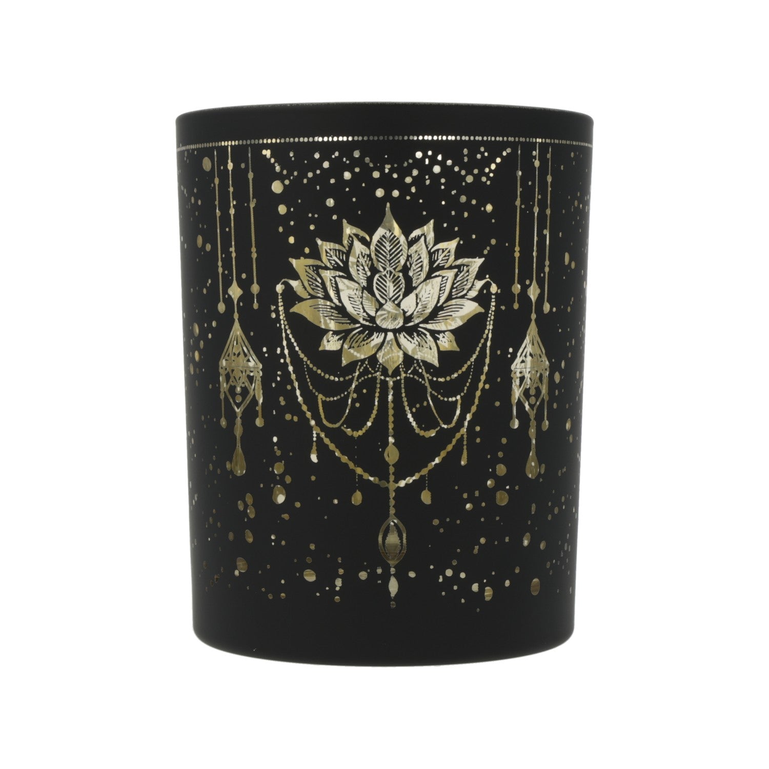 Ljuslykta metallic Mystical Lotus - 3