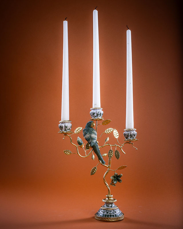 Ljusstake fågel grön - 3