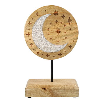 Deco Crescent moon - mangoträd med selenit