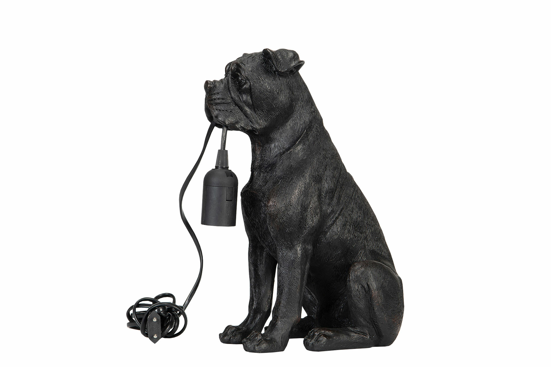 Lampa hund svart