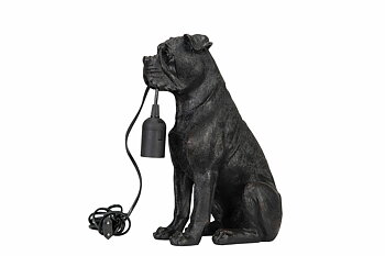 Lampa hund svart