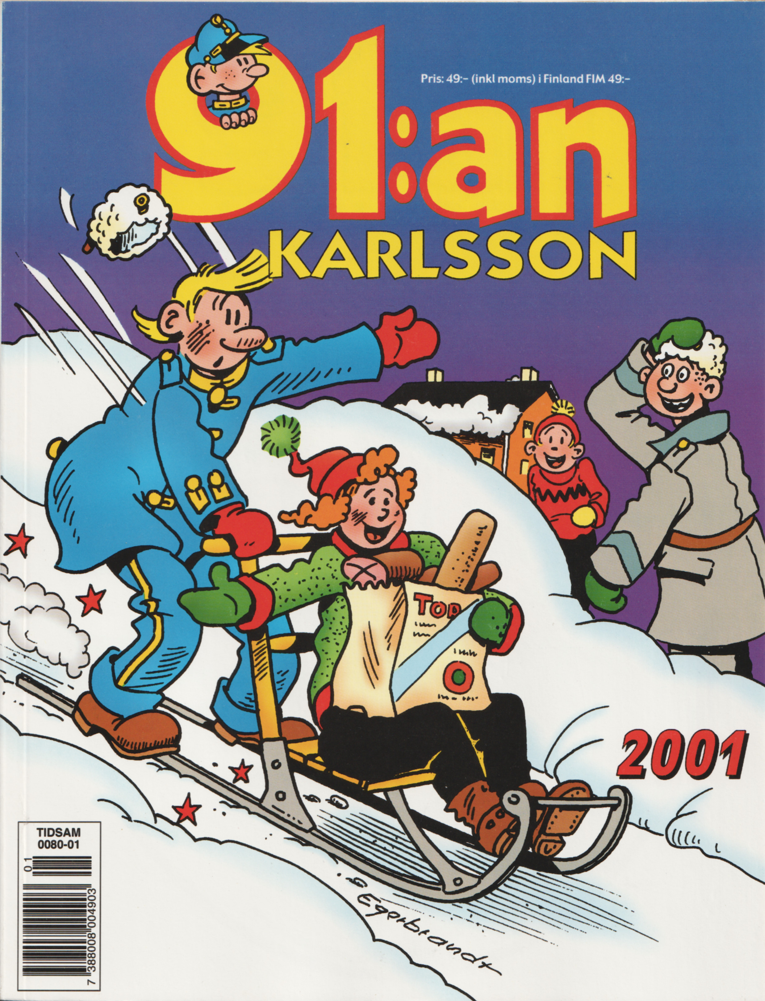 91:an Julalbum 2001, begagnad