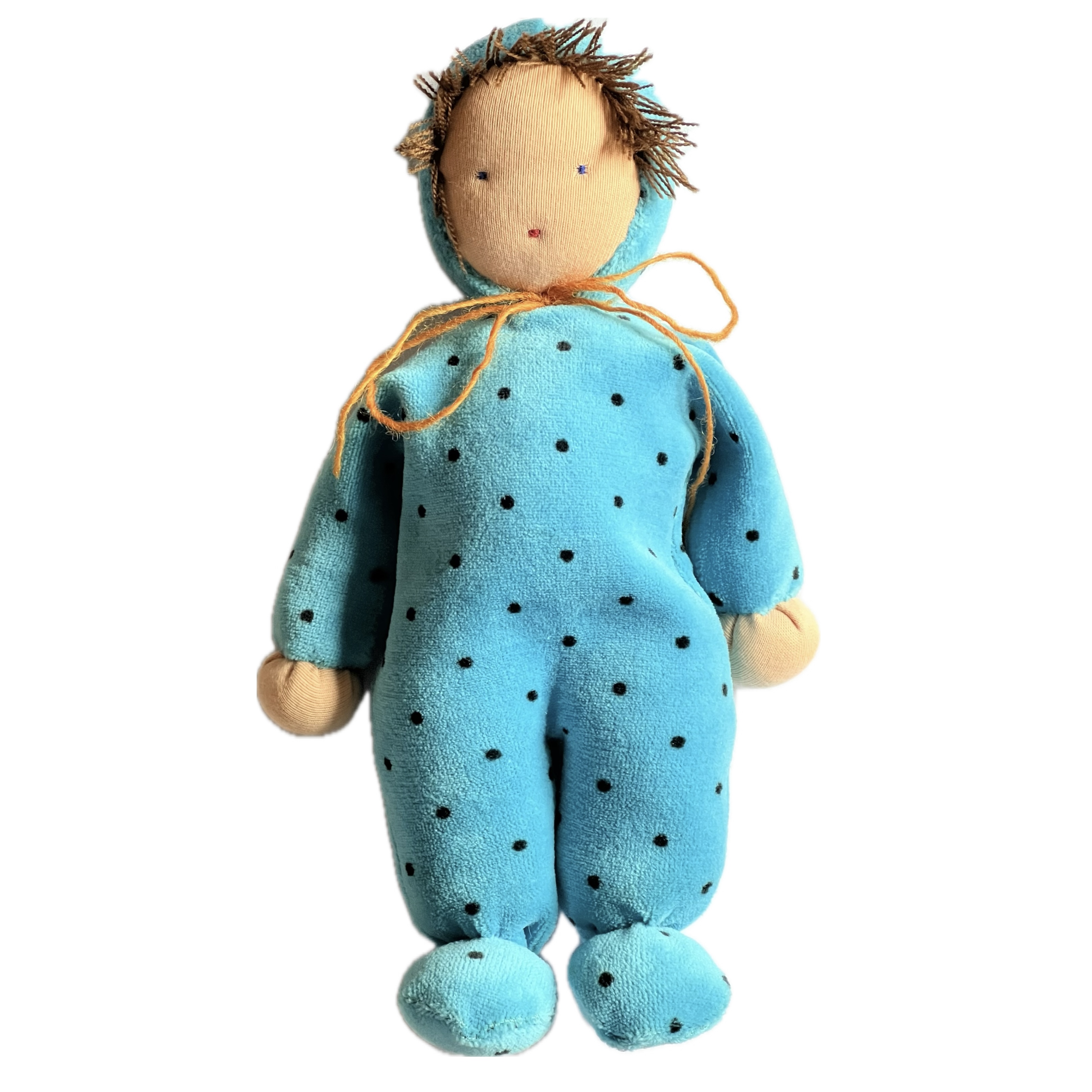 Waldorfdocka - handgjord overalldocka KoKoBello - Kid 27 cm - 6