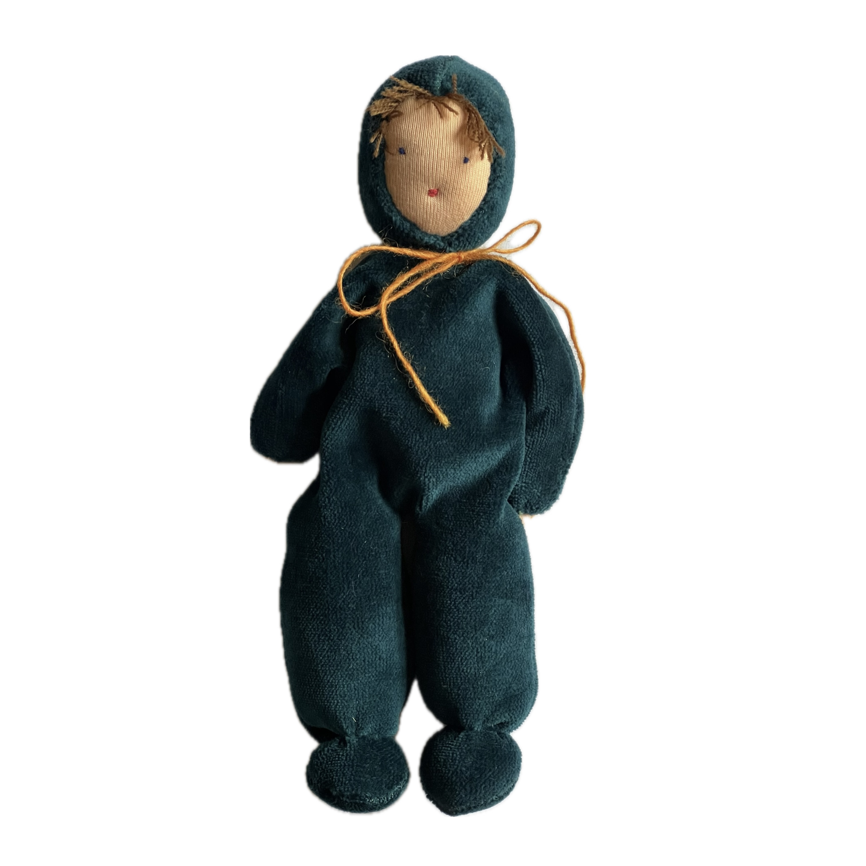 Waldorfdocka - handgjord overalldocka KoKoBello - Stella  22 cm - 9
