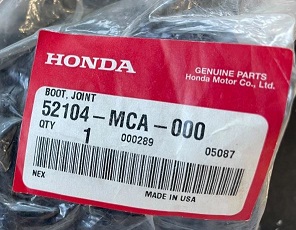 52104-MCA-000 Gummidamask Kardan Honda GL1800 Goldwing 2001-2016 - 2
