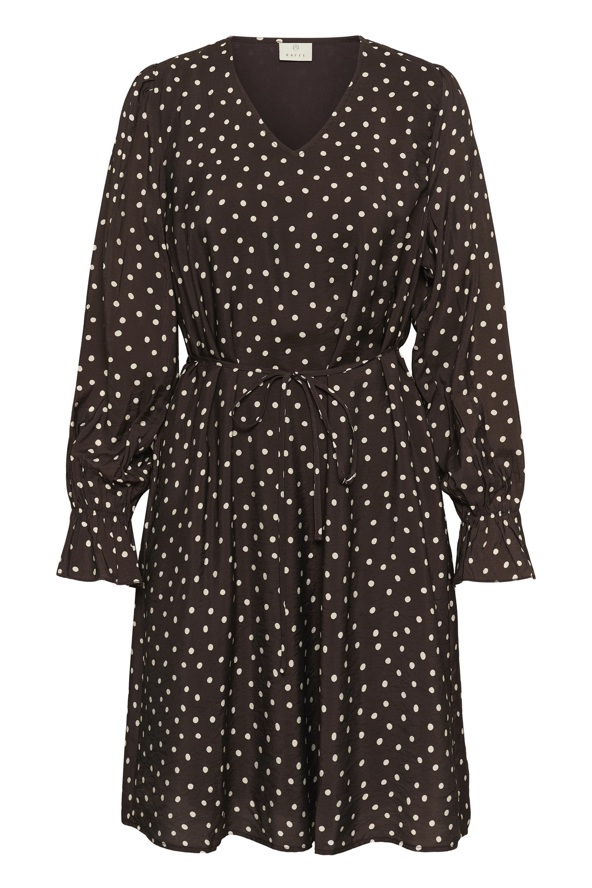 KAdotte Dress Coffee Bean Prickig kort klänning - 7