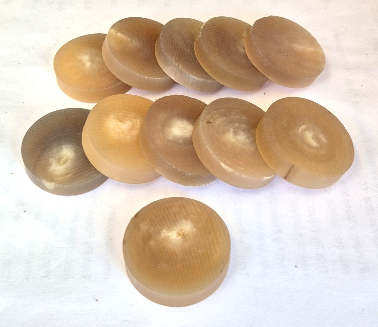 Buffelhorn Coin - blond