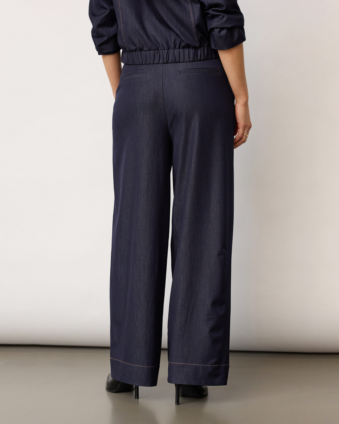 Vida jeans Terry tunna mörk denim - 3