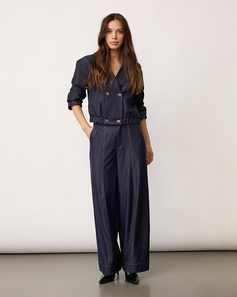 Vida jeans Terry tunna mörk denim