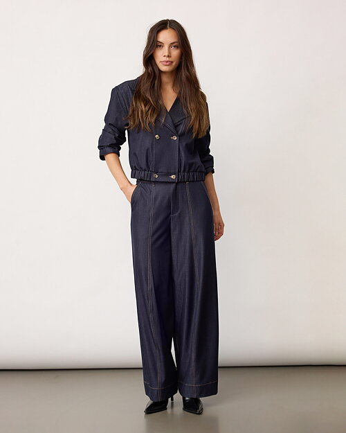 Vida jeans Terry tunna mörk denim