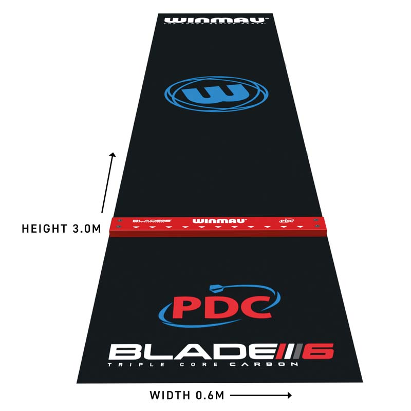 Winmau Pro Zone Precision PVC Dartmatta & Integrerad Oche - 3