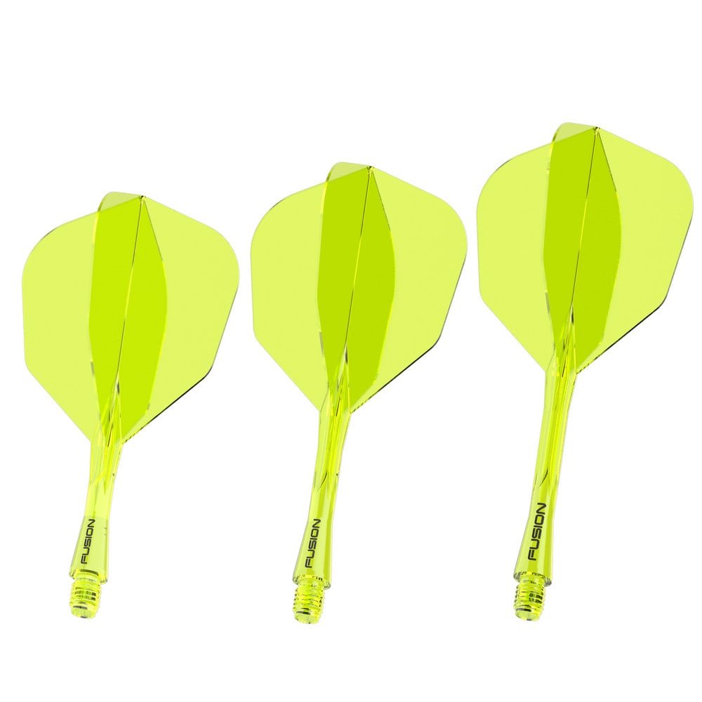 Winmau Fusion #2 Integrated Flight & Shaft Yellow