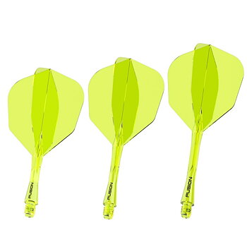 Winmau Fusion #2 Integrated Flight & Shaft Yellow