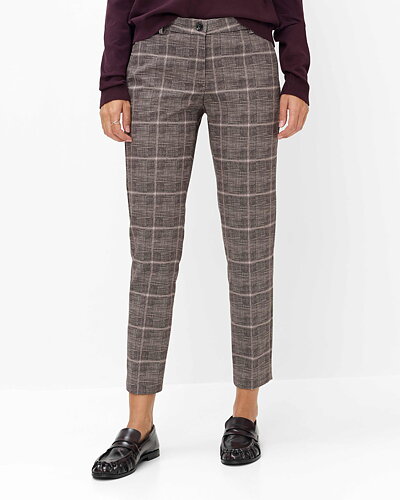 Byxa Maron S chinos rutig i brun/beige