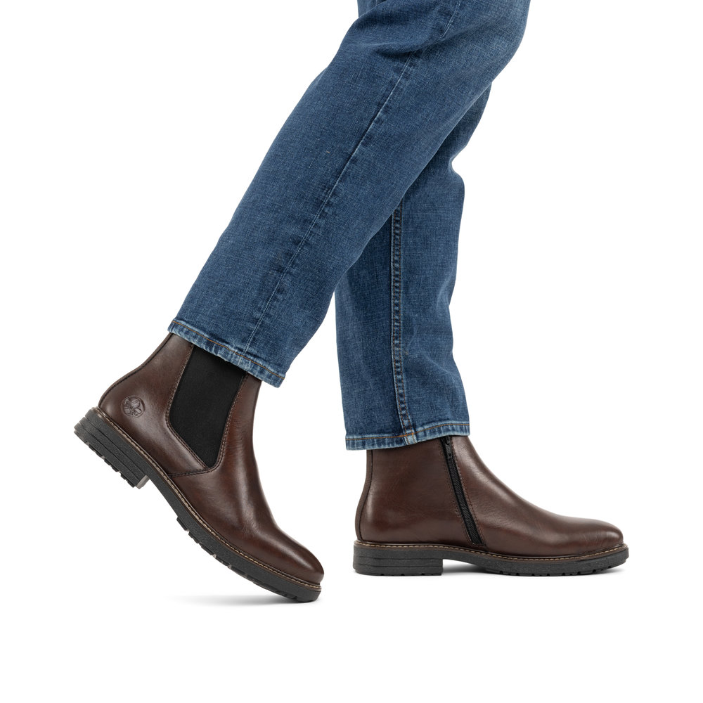 Rieker Herrboots fleecefodrad Brun - 11