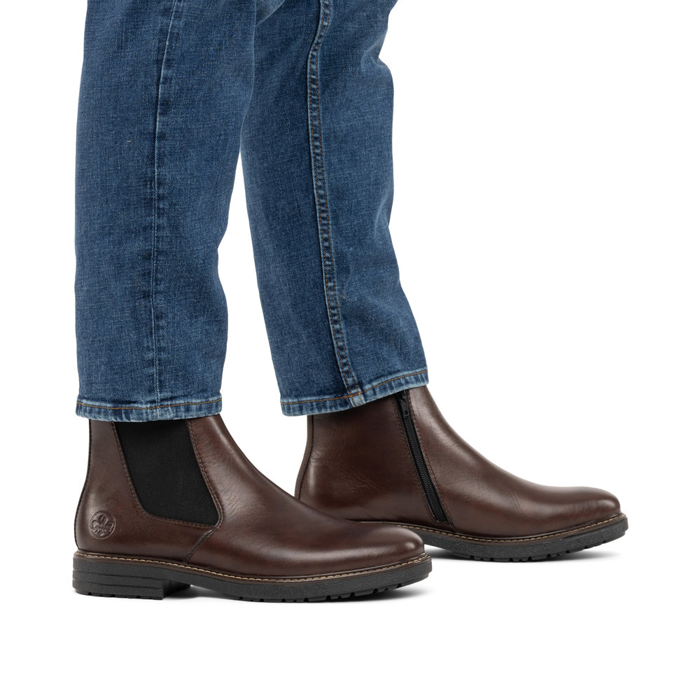 Rieker Herrboots fleecefodrad Brun - 10