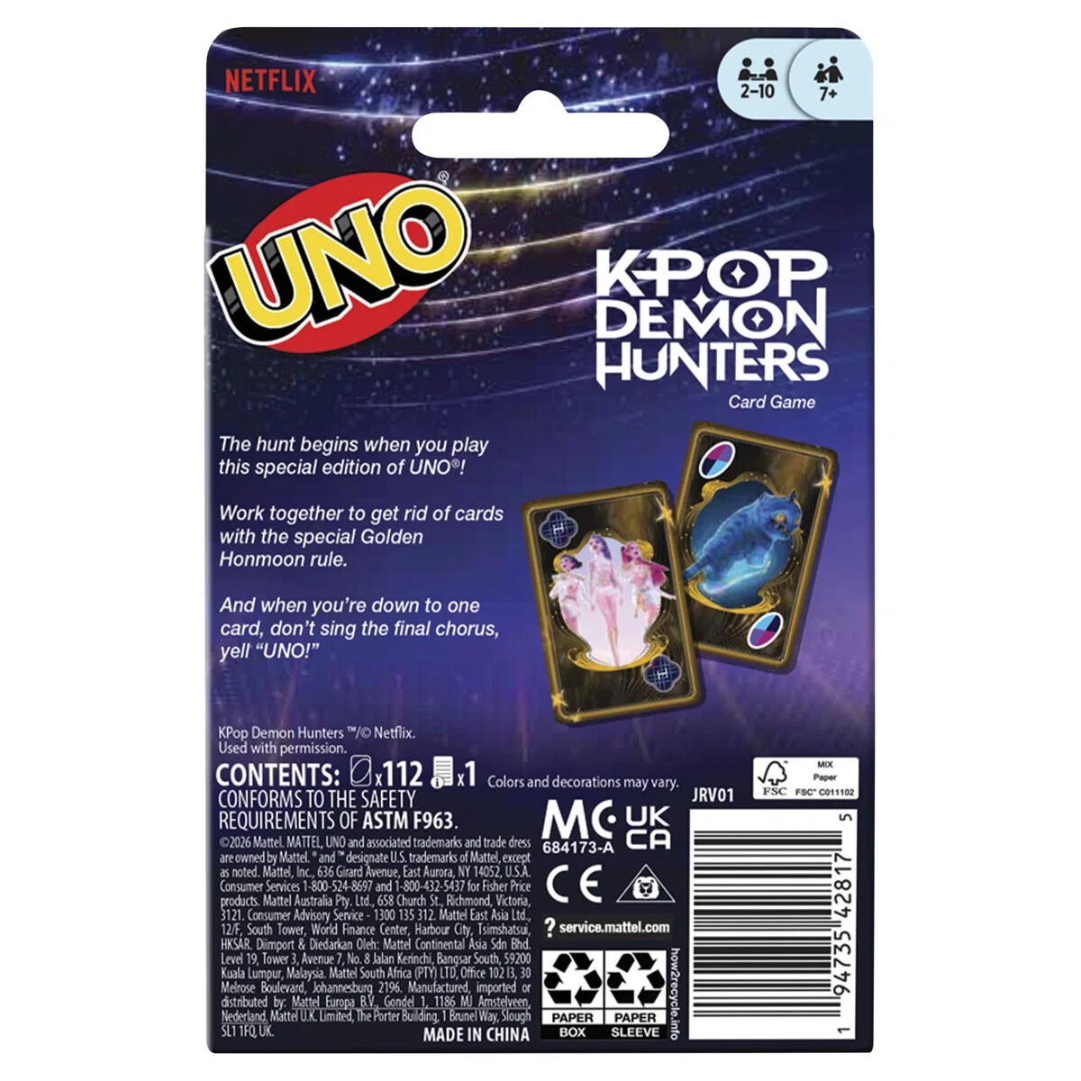 UNO KPDH KPop Demon Hunters - 3