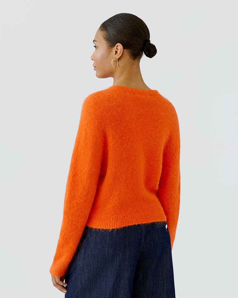 Jumper alpackablandning orange