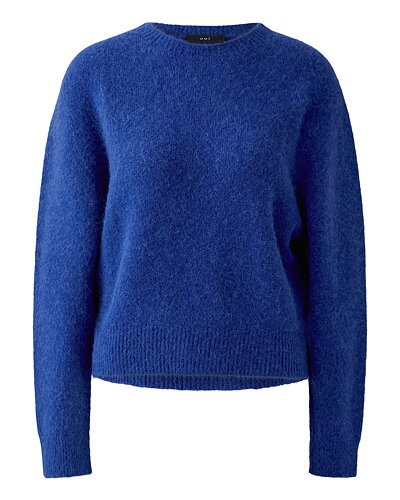 Jumper alpackablandning  kornblå
